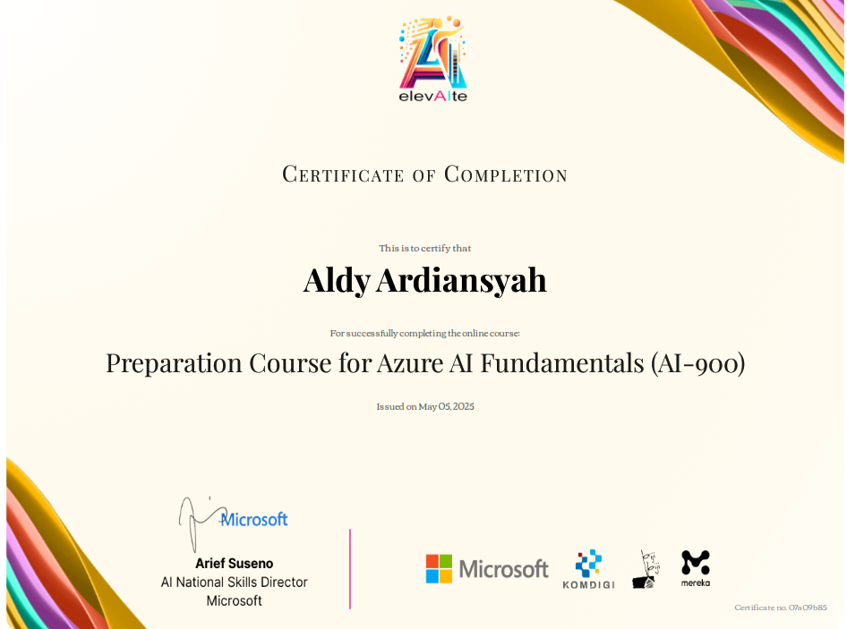 Preparation Course for Azure AI Fundamentals (AI-900) — Mereka Academy
