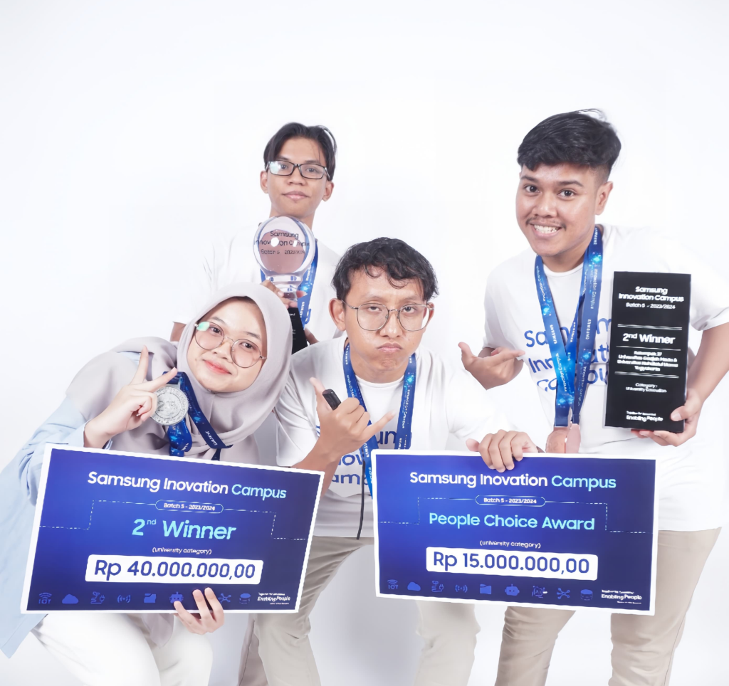 Runner-Up & People’s Choice Award at Samsung Innovation Campus 2023/2024